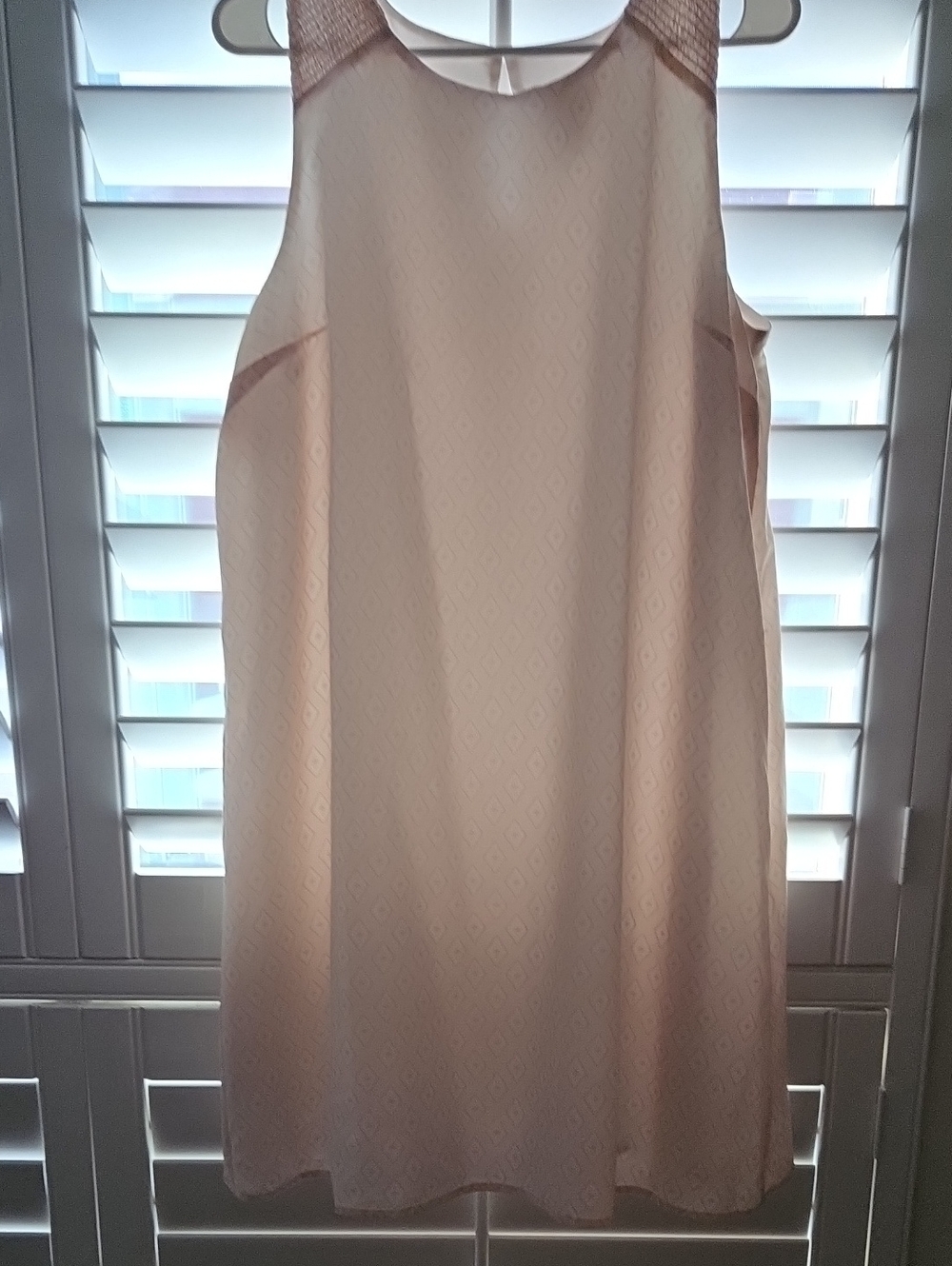 Light Pink Sleeveless Shift Dress